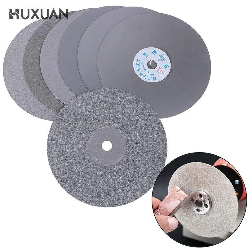 6" 150mm diamond coated flat lap disc jewelry polish grinding wheel 80~3000# 
6" 150mm diamond coated flat lap disc jewelry polish grinding wheel 80~3000#