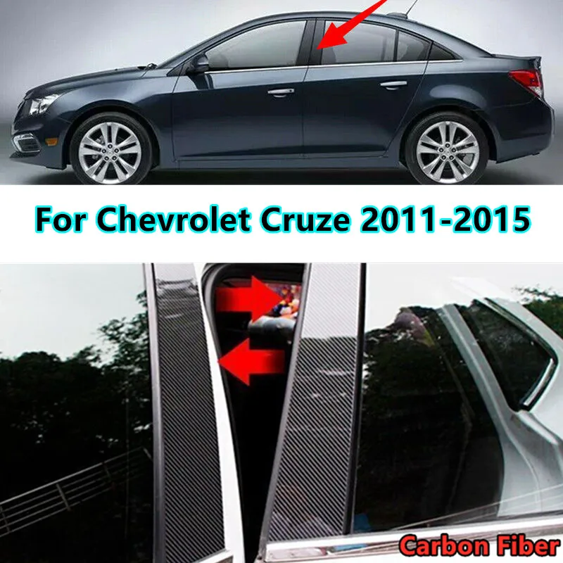 10pcs Carbon Fiber Window Pillar Post Door Trim Cover For Chevrolet Cruze 2011 2012 2013 2014 2015 
10pcs Carbon Fiber Window Pillar Post Door Trim Cover For Chevrolet Cruze 2011 2012 2013 2014 2015