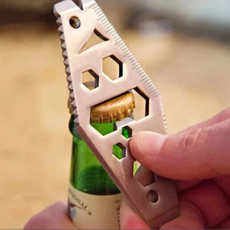 Multifunction Portable Pocket EDC Tool Bottle Opener Hex Wrench Screwdriver Saw Blade Ruler spanner Key Chain Outdoor Survival
Multifunction Portable Pocket EDC Tool Bottle Opener Hex Wrench Screwdriver Saw Blade Ruler spanner Key Chain Outdoor Survival