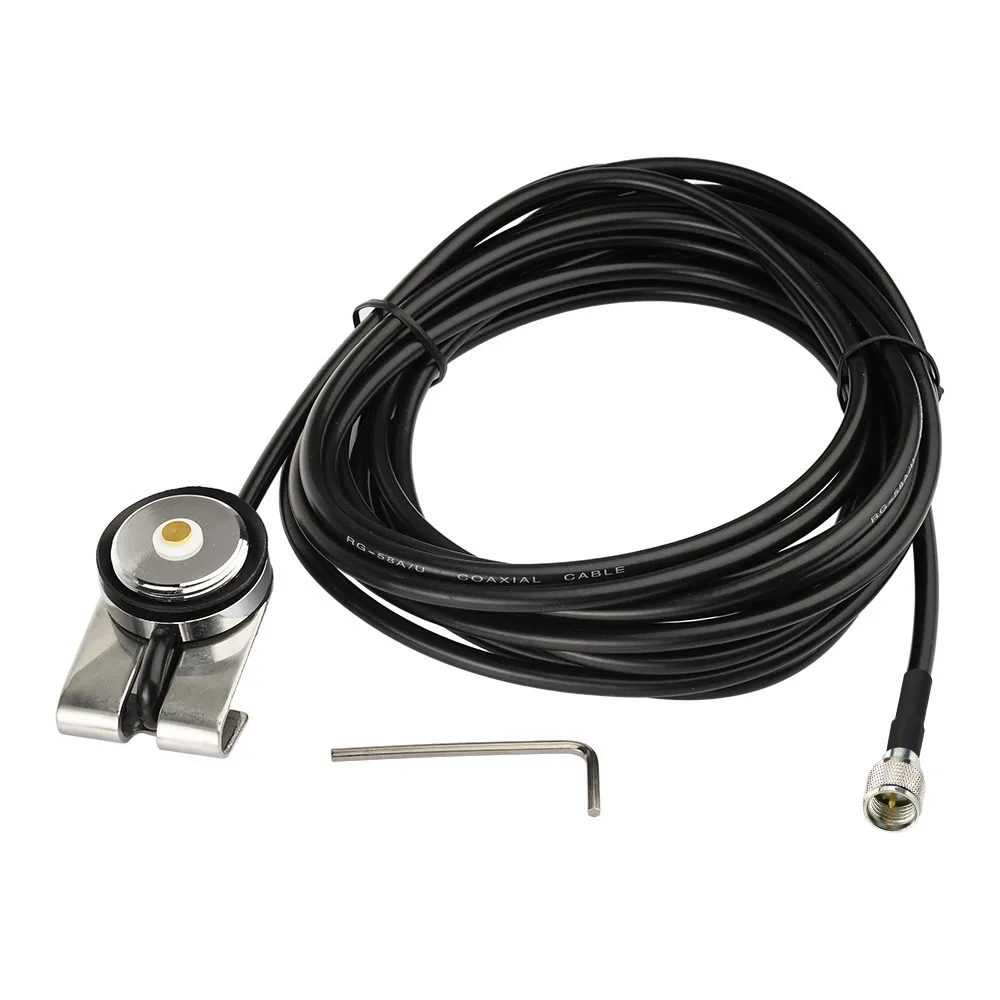 Superbat NMO Vehicle Antenna Mount to Mini-UHF Connector RG58 Coaxial Cable for Car Truck CB Radio Amateur Radio Ham Radio Mob
Superbat NMO Vehicle Antenna Mount to Mini-UHF Connector RG58 Coaxial Cable for Car Truck CB Radio Amateur Radio Ham Radio Mob