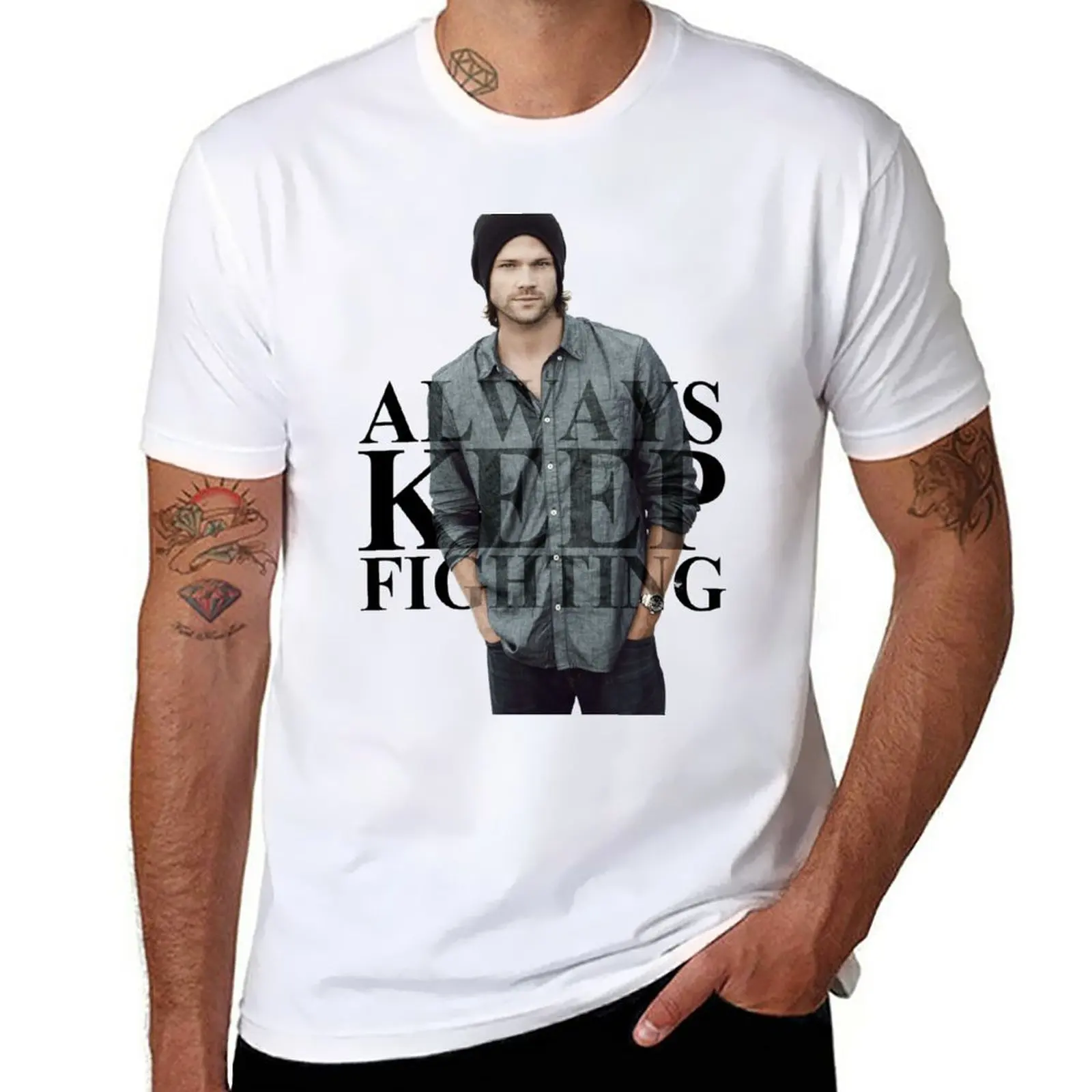 New Always Keep Fighting T-Shirt sweat shirt animal print shirt for boys Anime t-shirt mens funny t shirts
New Always Keep Fighting T-Shirt sweat shirt animal print shirt for boys Anime t-shirt mens funny t shirts