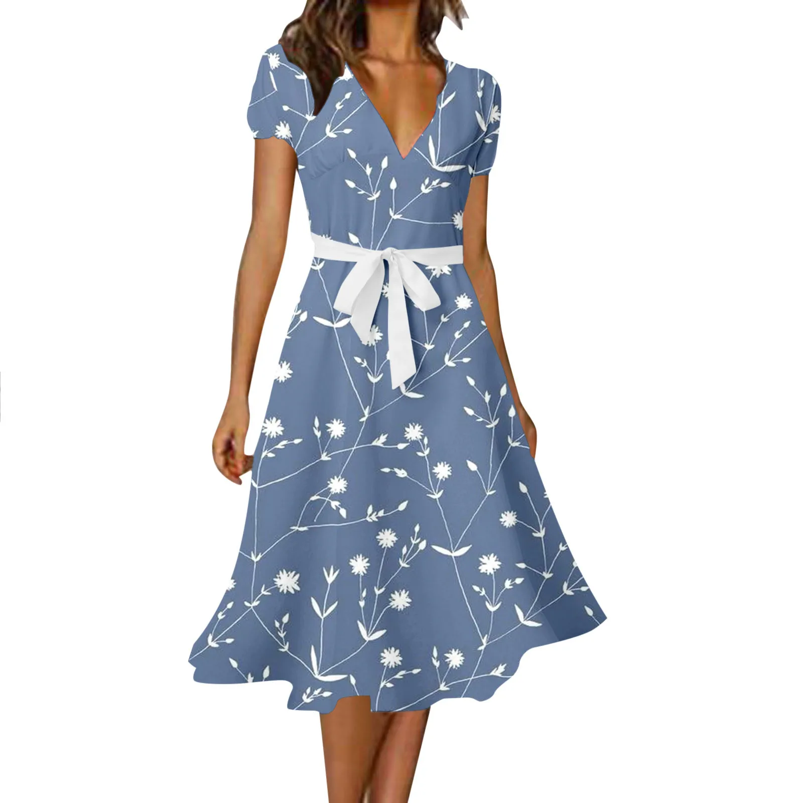 Womens Maxi Casual Dresses Summer Dresses For Women Long V Neck Beach Dress Elegant A Line Midi Fall Casual Dresses for Women
Womens Maxi Casual Dresses Summer Dresses For Women Long V Neck Beach Dress Elegant A Line Midi Fall Casual Dresses for Women