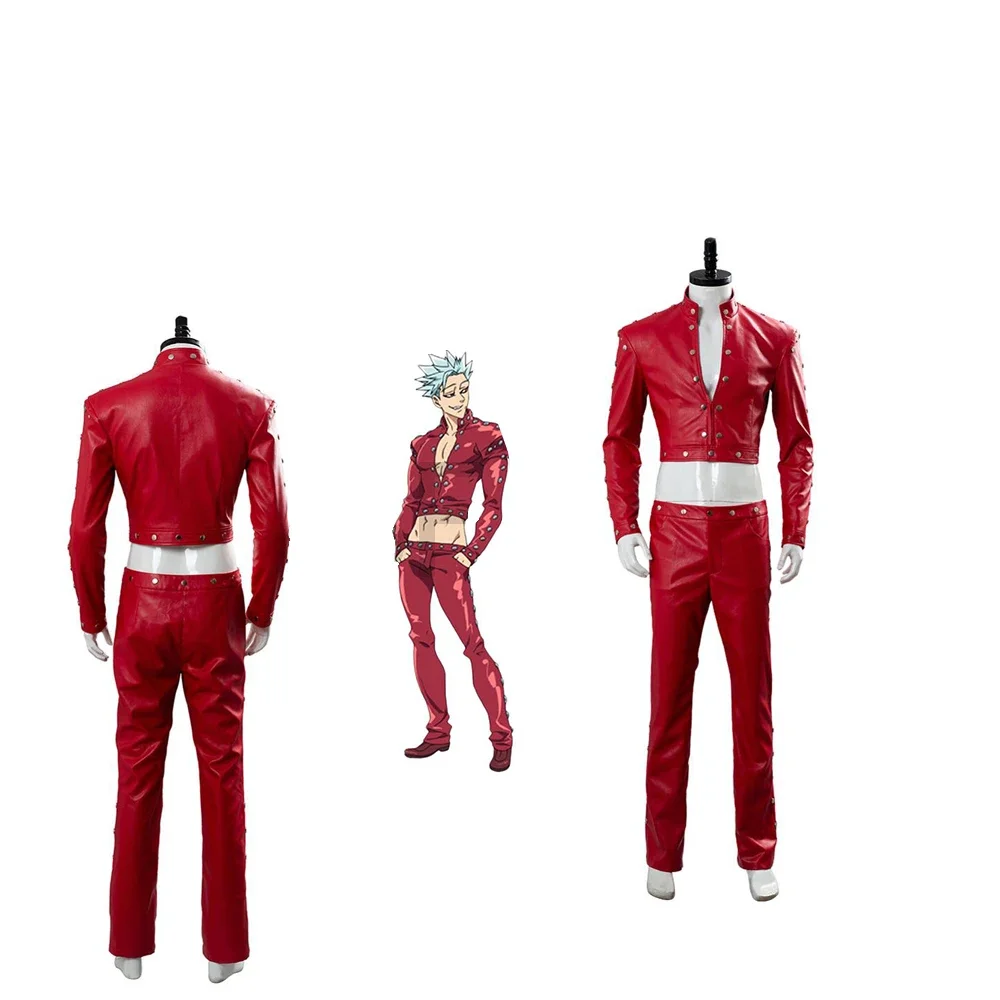 

Anime The Seven Deadly Sins Ban Cosplay Costume PU Uniforms Party The Seven Deadly Sins Costume Halloween Costumes