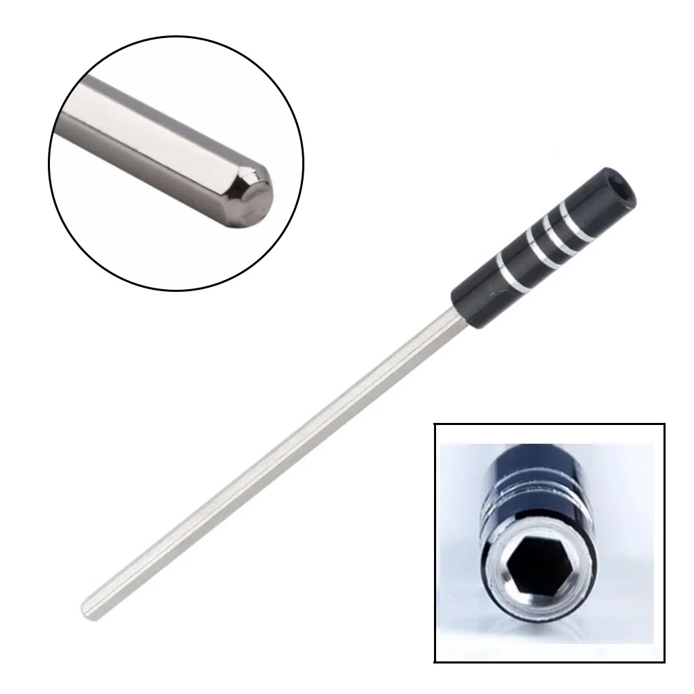123mm Magnetic Metal Shaft Extension Bar Rod 4mm Hex Shank Socket Adapter For 1/8" Screwdriver Bits Holder Hand Tools
123mm Magnetic Metal Shaft Extension Bar Rod 4mm Hex Shank Socket Adapter For 1/8" Screwdriver Bits Holder Hand Tools