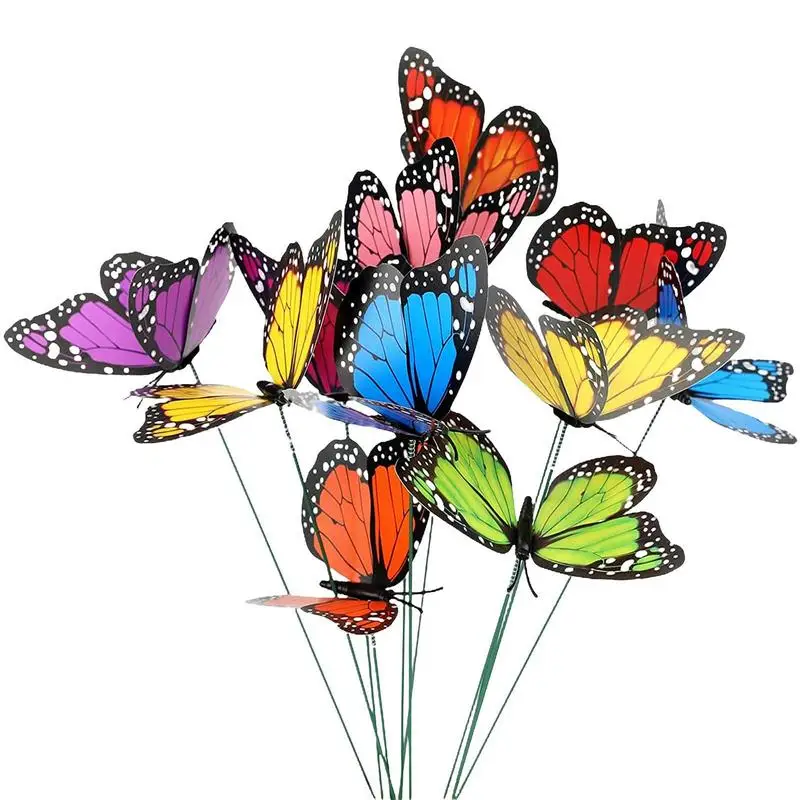 25 Pcs Butterfly Stakes PVC Butterflies Stakes Garden Ornaments Patio Yard Decor Supplies Stakes Indoor Outdoor Decorations
25 Pcs Butterfly Stakes PVC Butterflies Stakes Garden Ornaments Patio Yard Decor Supplies Stakes Indoor Outdoor Decorations