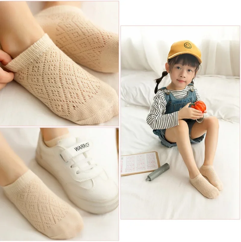 Kids Summer Cotton Socks 0-5 Years Boys Girls Thin Mesh Breathable Boat Socks Set for Children
Kids Summer Cotton Socks 0-5 Years Boys Girls Thin Mesh Breathable Boat Socks Set for Children