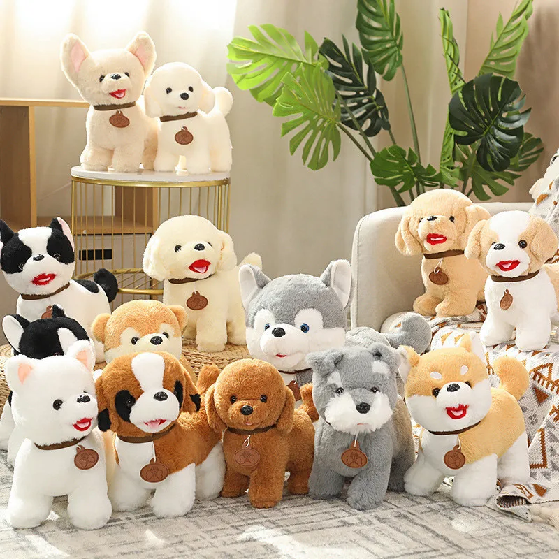 

Animal Simulation Husky Teddy Dog Stuffed Plush Toy Children Birthday Gift
