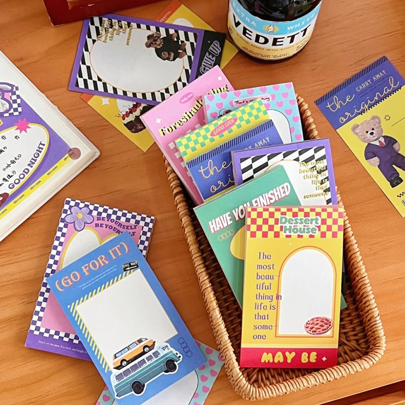 160 Sheets Note Office Message Paper Retro Bear Notepad Cute Stationery Notes Portable Notepad School Office Supplies
160 Sheets Note Office Message Paper Retro Bear Notepad Cute Stationery Notes Portable Notepad School Office Supplies