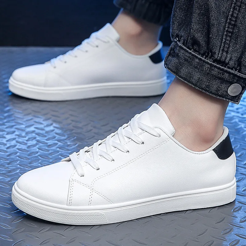 shoes for men 2022 Fashion White zapatillas hombre Men's Casual PU Leather Sneakers Male Flat Sports Shoes tenis masculino
shoes for men 2022 Fashion White zapatillas hombre Men's Casual PU Leather Sneakers Male Flat Sports Shoes tenis masculino