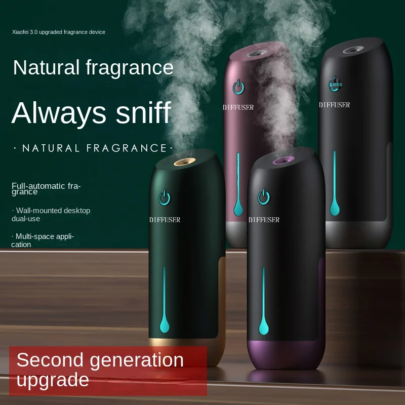 

Portable Air Purifiers for Home Fragrance Oil Smart Aroma Diffuser Car Air Freshener 3 Modes Wall-Mounted Perfume Mist Maker