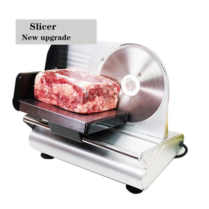 110V/220V Meat Slicer Small Electric Hot Pot Beef Roll Beef Slicer FS-989M Bread Potato Slice Cutting Machine Meat Cutting
110V/220V Meat Slicer Small Electric Hot Pot Beef Roll Beef Slicer FS-989M Bread Potato Slice Cutting Machine Meat Cutting