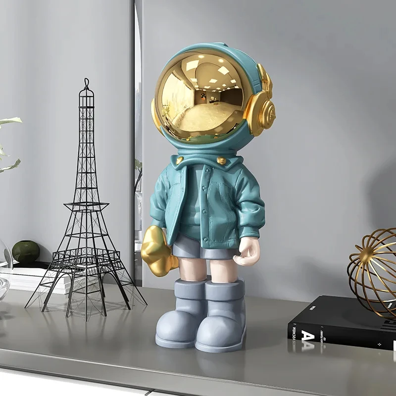 

Creative Resin Cartoon Astronaut Statues Home Decoration Figurine Desktop Decor Sculpture Nordic Indoor Ornaments Gifts