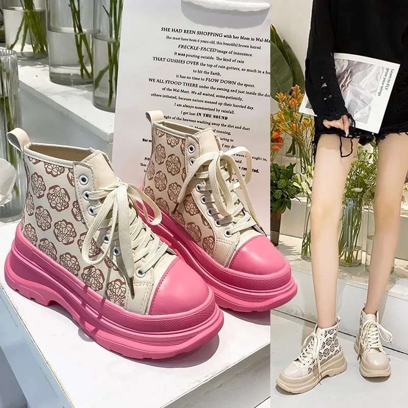 2023 New Women's Shoes Thick Sole Increases Westernization Trend Student Korean Versatile Casual Shoes
2023 New Women's Shoes Thick Sole Increases Westernization Trend Student Korean Versatile Casual Shoes
