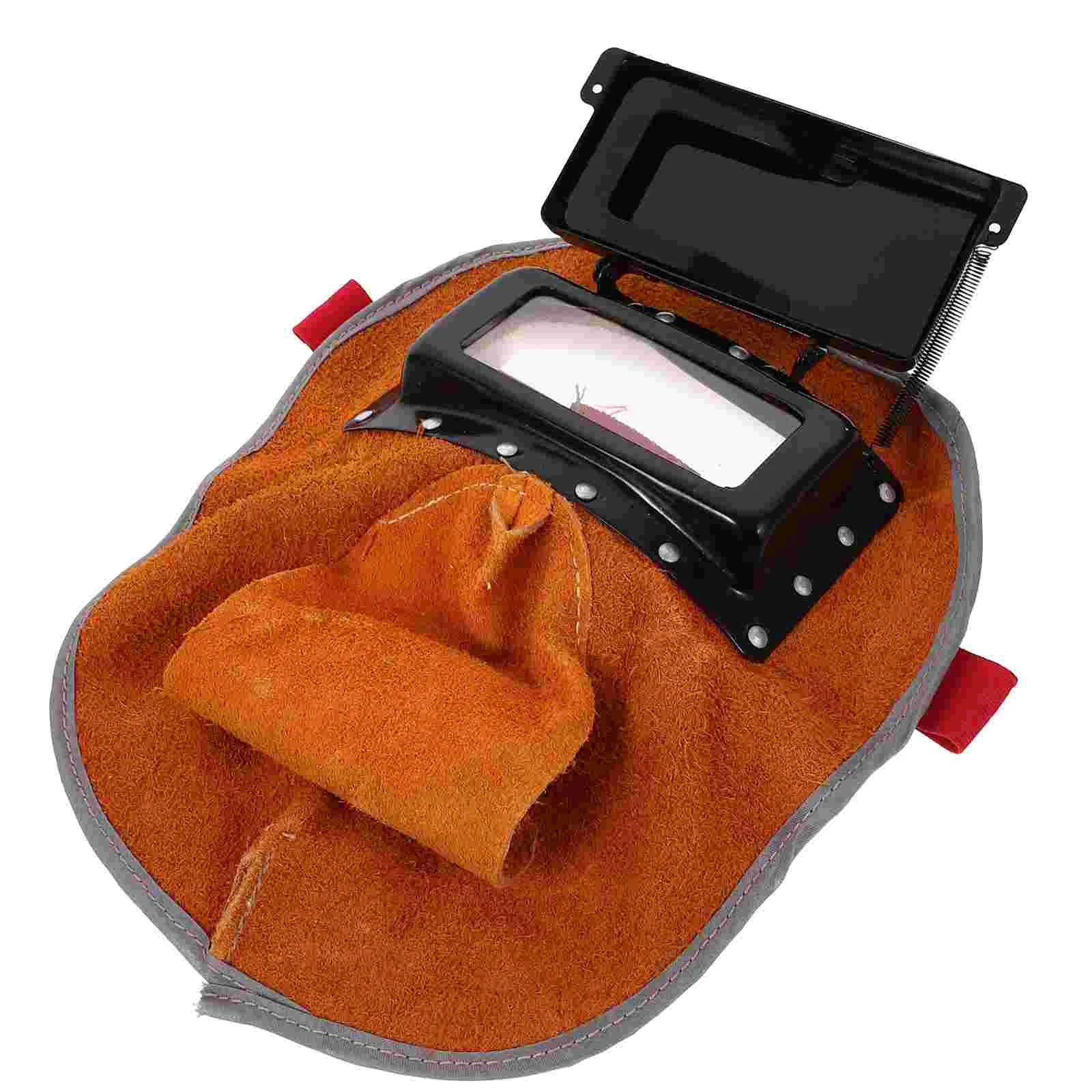 Cowhide Leather Welder Hood Welding Helmet Protective Gear Mask Work Cap Welding Helmet Mask Lens Leather Welding Hood Work
Cowhide Leather Welder Hood Welding Helmet Protective Gear Mask Work Cap Welding Helmet Mask Lens Leather Welding Hood Work
