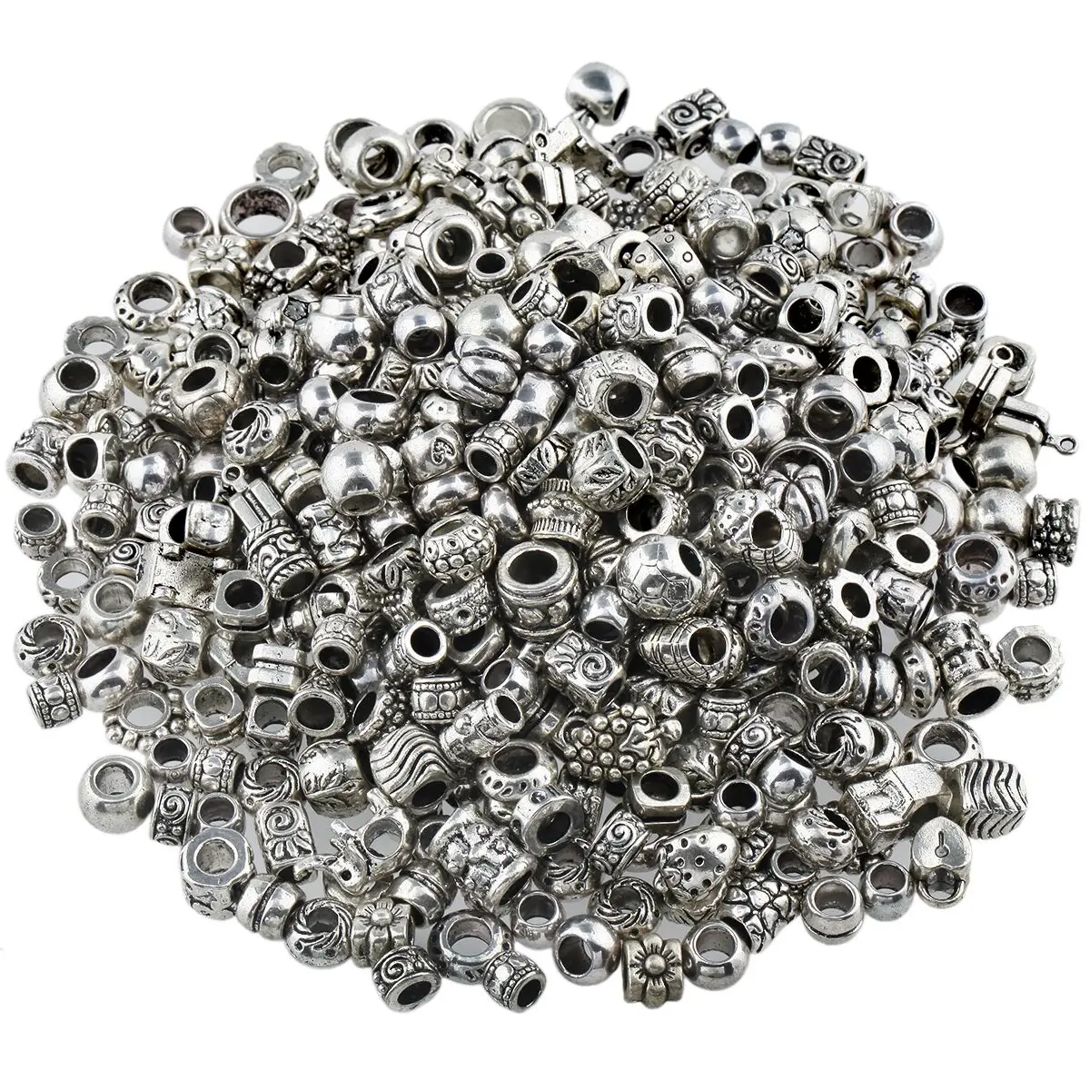 0.5lb/230g Mixed Tibetan Silver Antique Loose Spacer Beads Connectors For Jewelry Making Findings Necklace Bracelet Accessories
0.5lb/230g Mixed Tibetan Silver Antique Loose Spacer Beads Connectors For Jewelry Making Findings Necklace Bracelet Accessories