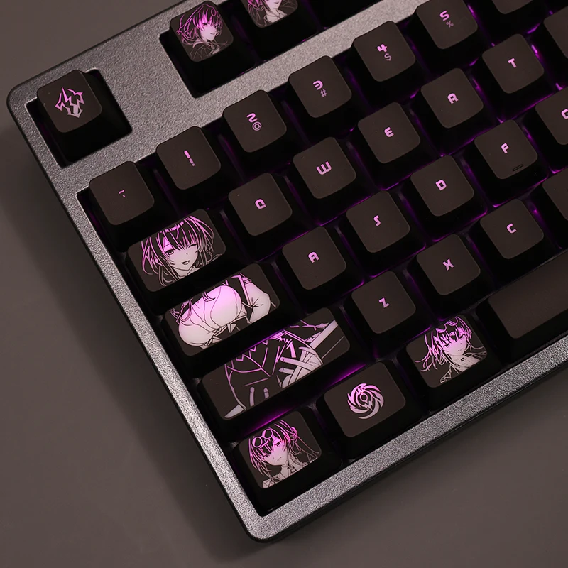 

104 Keys/Set Kafka Honkai: Star Rail Backlit Keycaps PC Coating for Logitech G512 Razer BlackWidow Huntsman Corsair K70 K95