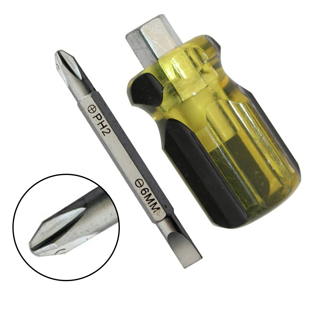 Multifunctional Dual-purpose Screwdriver Double Head Replaceable Household Anti Slip Screwdriver Manual Tool Accessories
Multifunctional Dual-purpose Screwdriver Double Head Replaceable Household Anti Slip Screwdriver Manual Tool Accessories