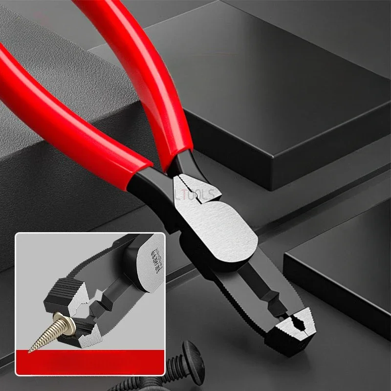 1pc Woodworking Screw Removal Pliers 150mm Wire Stripping Tool Professional Extracting Damaged Stuck Screw Pliers Hardware Tools
1pc Woodworking Screw Removal Pliers 150mm Wire Stripping Tool Professional Extracting Damaged Stuck Screw Pliers Hardware Tools