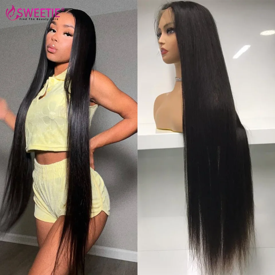 32 40 Inch Lace Front Wig 250 Density Brazilian Straight 13x4 Lace Front Human Hair Wig Remy Hair Pre Plucked Wigs For Women
32 40 Inch Lace Front Wig 250 Density Brazilian Straight 13x4 Lace Front Human Hair Wig Remy Hair Pre Plucked Wigs For Women
