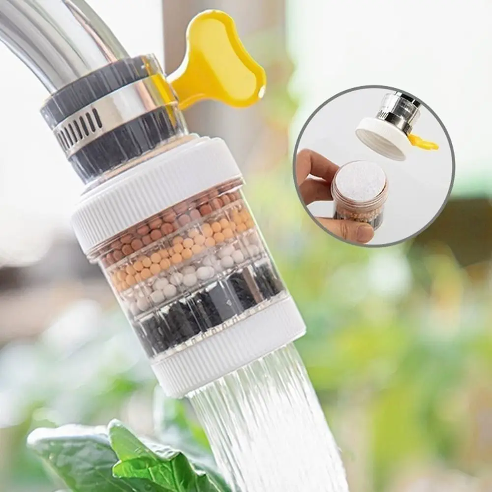 6-layer Filtration Faucet Filter Anti-Splash Universal Kitchen Tap Filter Nozzle Water Saving Kitchen Faucet Accessories
6-layer Filtration Faucet Filter Anti-Splash Universal Kitchen Tap Filter Nozzle Water Saving Kitchen Faucet Accessories