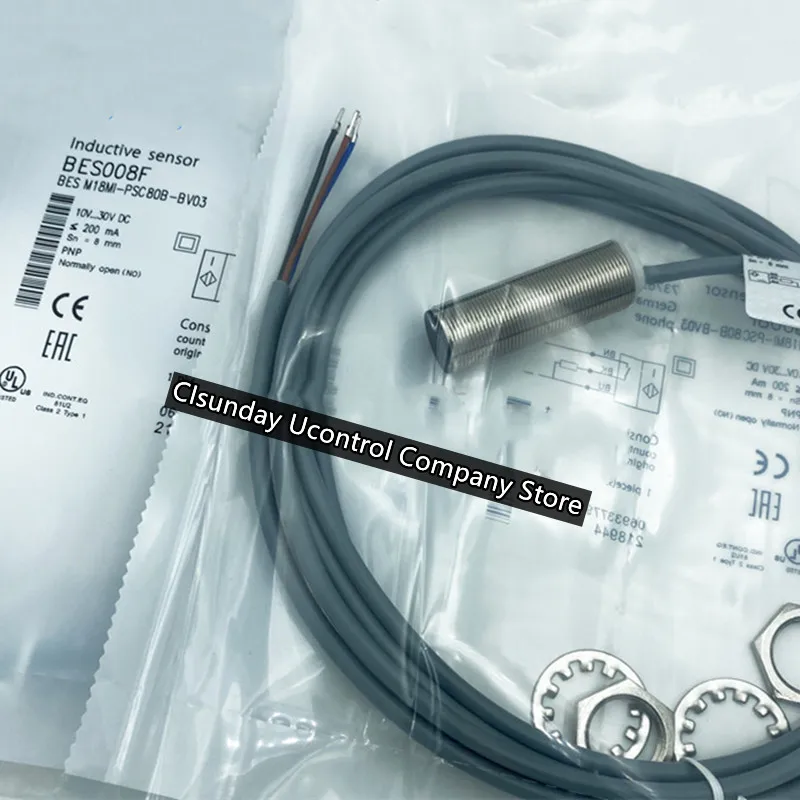 3 шт. новый высококачественный Индуктивный датчик BES008F BES M18MI-PSC80B-BV03 с тремя проводами
3 шт. новый высококачественный Индуктивный датчик BES008F BES M18MI-PSC80B-BV03 с тремя проводами