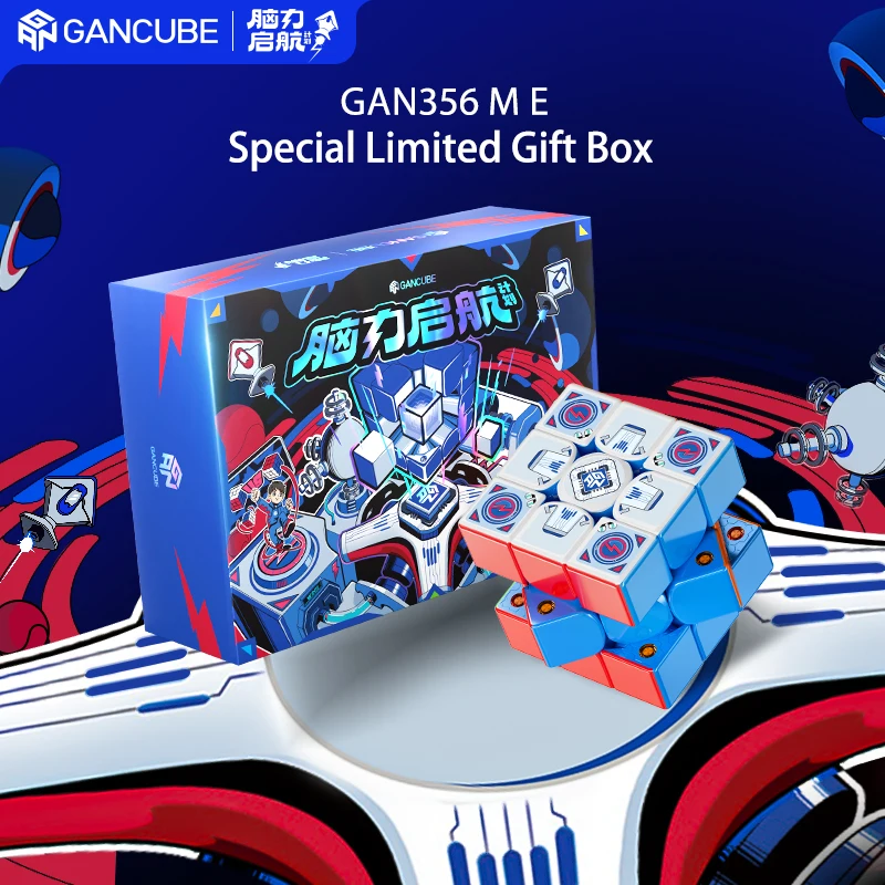 

【New Arrival】GAN 356 M E Magnetic Speed Cube Special Gift Box Set GAN i Carry Magic Cube 3×3 Puzzle Cubes Professional Speed Edu