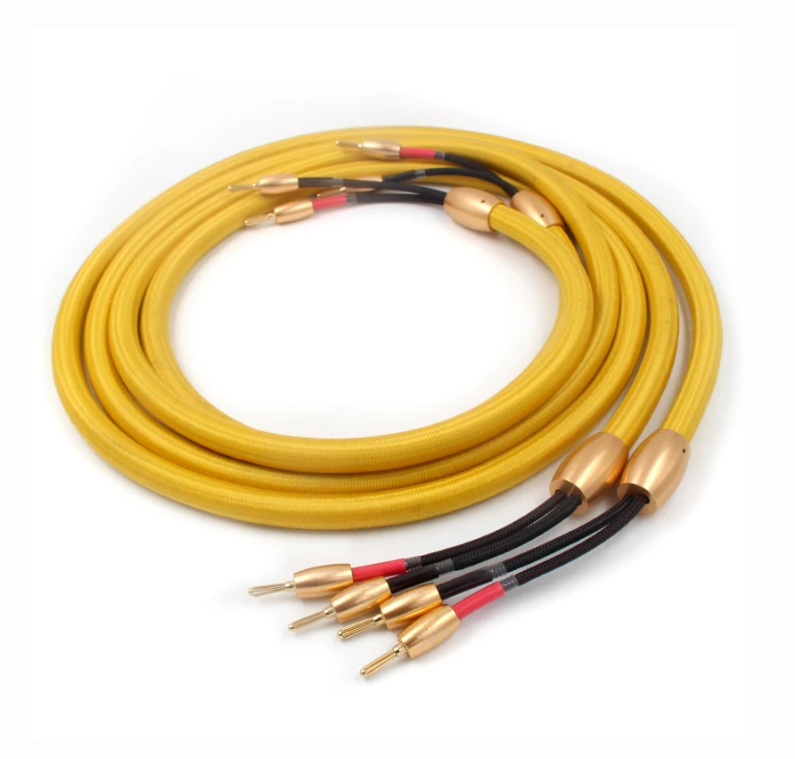 Hifi audio speaker cable hifi loudspeaker cable with 24k Gold plated banana plug
Hifi audio speaker cable hifi loudspeaker cable with 24k Gold plated banana plug