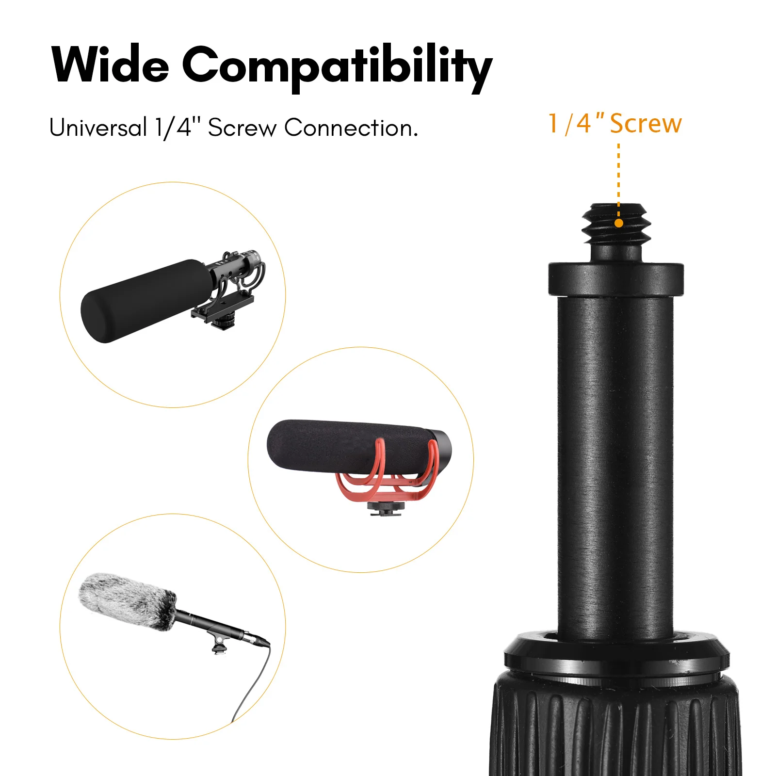 Shop Generic Andoer Handheld Microphone Boom Arm Extendable Mic Arm