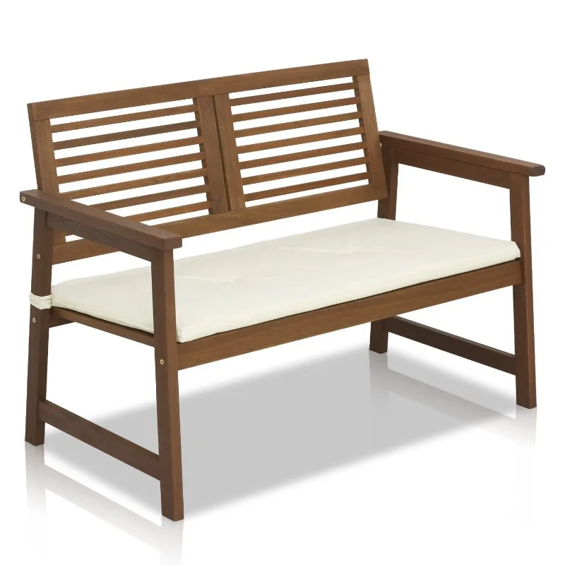 

Furinno FG161167 Tioman Hardwood Outdoor Bench in Teak Oil, Natural Outdoor Patio Furniture Garden Bench