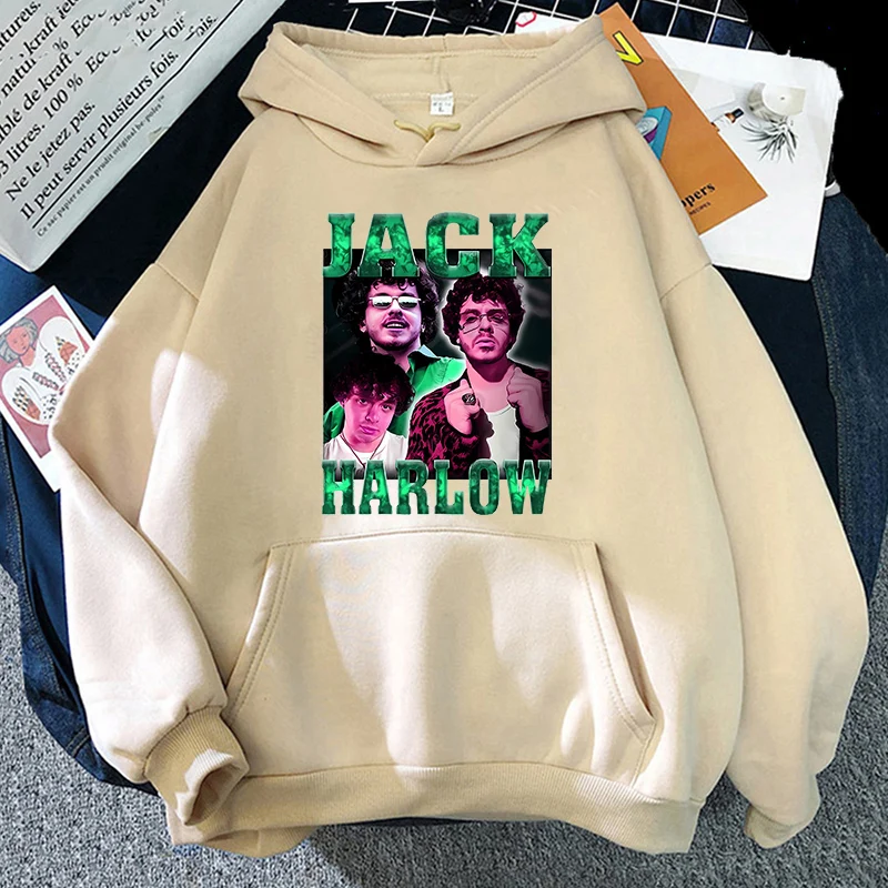 

Jack Harlow Graphic Hoodies Winter Long Sleeve Sweatshirts Fleece Clothing Unisex Loose Pullovers Comfortable Crewneck Sudaderas