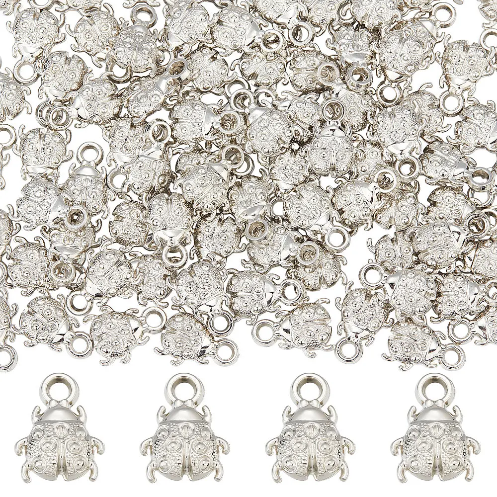 100Pc Ladybug Charms Animal Theme Charm Fly Insect Pendant Flying Ladybird Insect Charms Platinum ABS Plastic Charm for Bracelet
100Pc Ladybug Charms Animal Theme Charm Fly Insect Pendant Flying Ladybird Insect Charms Platinum ABS Plastic Charm for Bracelet
