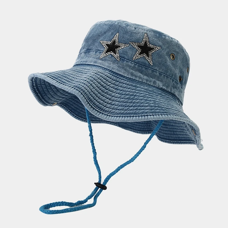 Summer Men Star Bucket Hat Outdoor UV Protection Wide Brim Panama Hunting Hiking Hat Mesh Fisherman Hat Beach Sunscreen Cap
Summer Men Star Bucket Hat Outdoor UV Protection Wide Brim Panama Hunting Hiking Hat Mesh Fisherman Hat Beach Sunscreen Cap