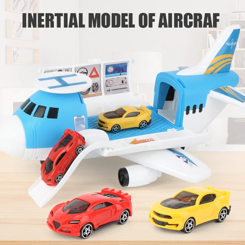 

Детские игрушки, модель трека, инерционный самолет, Литые и игрушечные транспортные средства, пассажирский самолет, игрушечный автомобиль для мальчиков, игрушки, подарок для детей