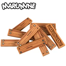 MARUMINE 50PCS 1x4 Tile Plate Board Floor Build Brick 2431 26583 MOC Building Block Toys Bulk Accessories Compatible Wood Parts