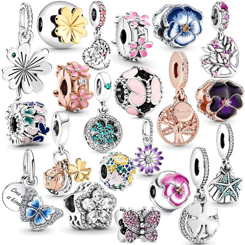 2022 New 925 Sterling Silver Four Leaf Clover Butterfly Daisy Charm Beads Fit Original Bracelet Women Jewelry Gift DIY
2022 New 925 Sterling Silver Four Leaf Clover Butterfly Daisy Charm Beads Fit Original Bracelet Women Jewelry Gift DIY