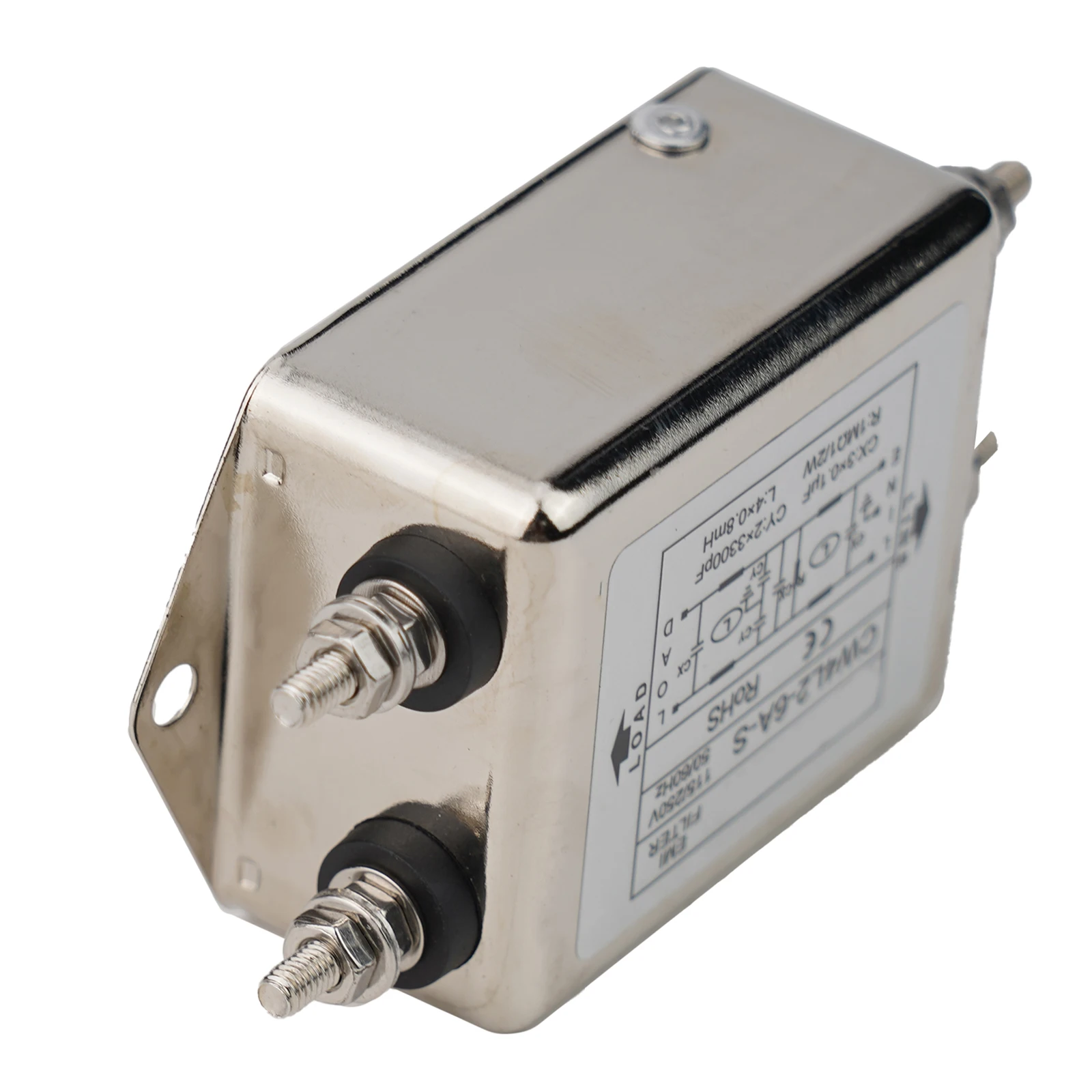 CW4L210AS SinglePhase AC EMI Filter 220VAC Power Filter Wide Applicable Voltage Range 50/60Hz Power Line Frequency
CW4L210AS SinglePhase AC EMI Filter 220VAC Power Filter Wide Applicable Voltage Range 50/60Hz Power Line Frequency