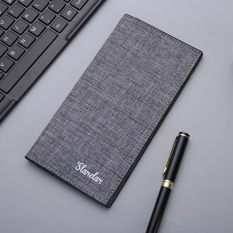 New Men's Wallet Canvas Wallets Thin Male Brand Card Holder Coin Pocket Billetera Hombre Long Male Money bag Carteira Masculina
New Men's Wallet Canvas Wallets Thin Male Brand Card Holder Coin Pocket Billetera Hombre Long Male Money bag Carteira Masculina