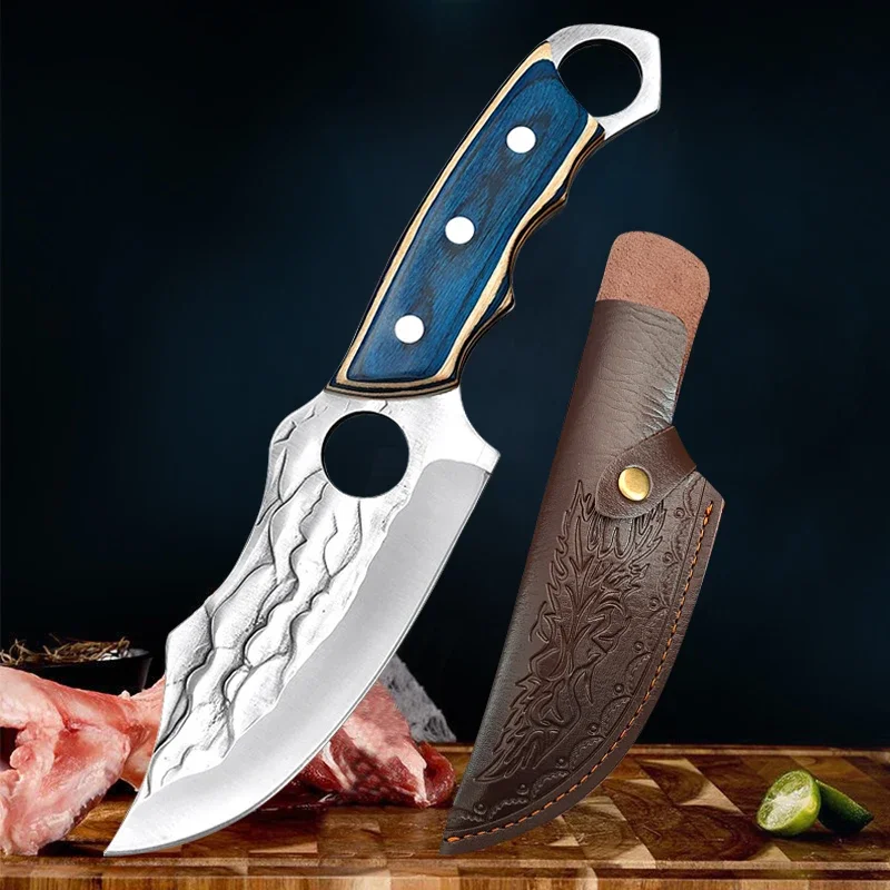 Knife Forged Boning-Knife Stainless Steel Meat Cleaver Slicing-Knife Sharp Butche-Knife
Knife Forged Boning-Knife Stainless Steel Meat Cleaver Slicing-Knife Sharp Butche-Knife