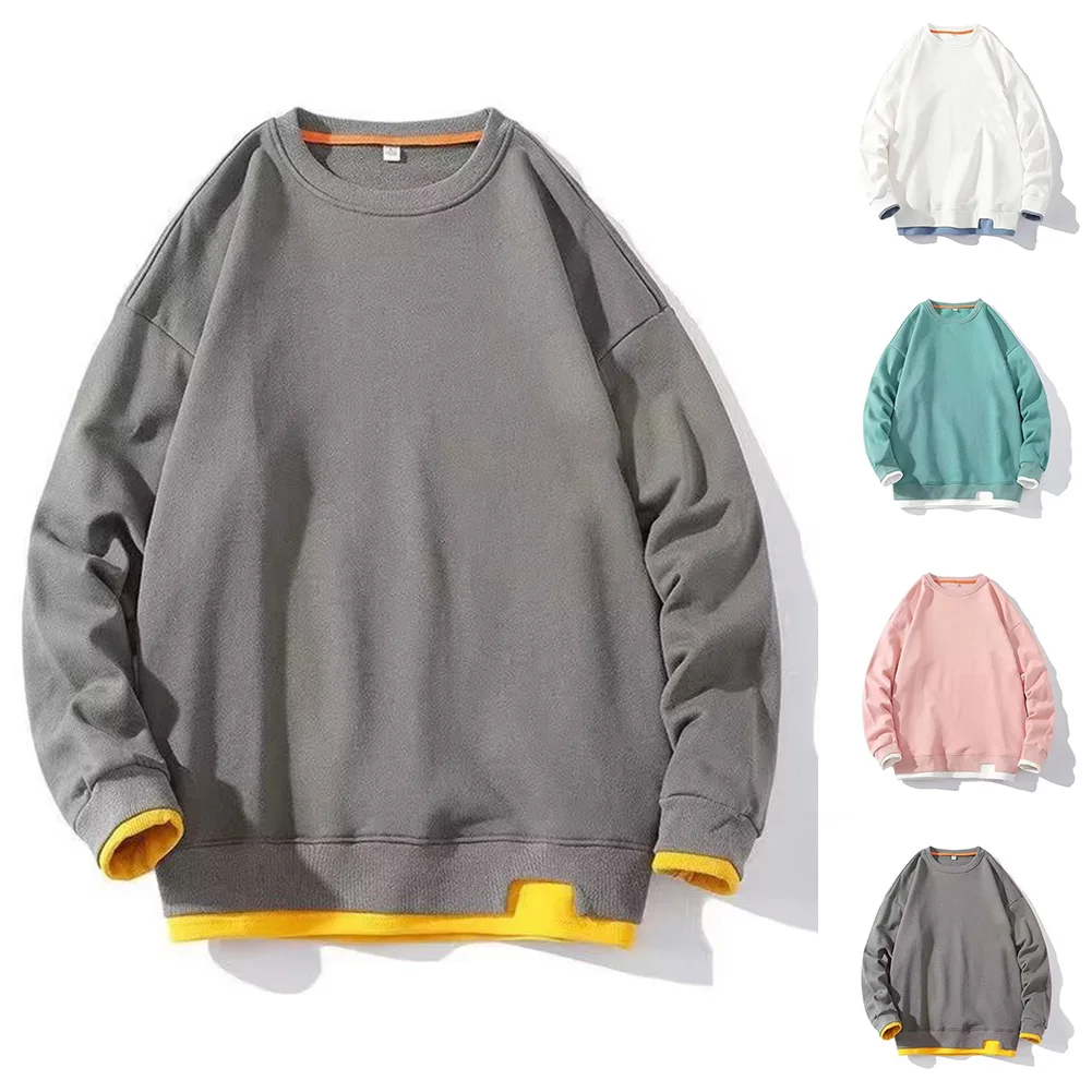 Round Neck Sweater Solid Loose Simple Sports Top For Men Pullover Baselayer Solid Loose Simple Sports Basic Top
Round Neck Sweater Solid Loose Simple Sports Top For Men Pullover Baselayer Solid Loose Simple Sports Basic Top