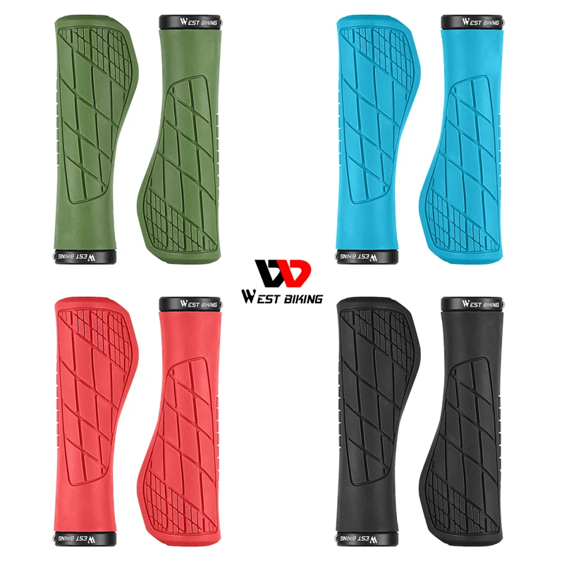 WEST BIKING MTB Bicycle Grips Shockproof Silicone Handlebar Cover Anti-Slip Colorful Ergonomic Cycling Silicone Handle Grips
WEST BIKING MTB Bicycle Grips Shockproof Silicone Handlebar Cover Anti-Slip Colorful Ergonomic Cycling Silicone Handle Grips