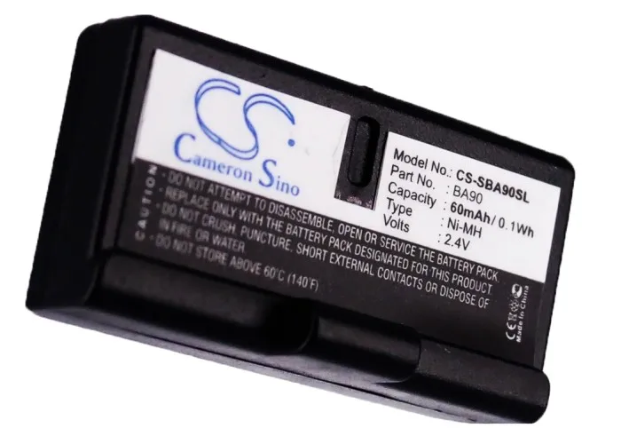 Cameron Sino 60mAh Battery BA90 for Sennheiser A100A,Audioport A1,H100,H200,HDE1030,HDI1029,HDI91,HDI92,HDI92P,RI100,S180,SET100
Cameron Sino 60mAh Battery BA90 for Sennheiser A100A,Audioport A1,H100,H200,HDE1030,HDI1029,HDI91,HDI92,HDI92P,RI100,S180,SET100