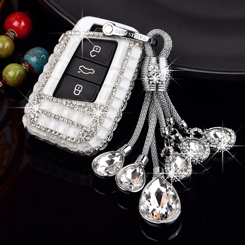 Fashion Sparkling Diamond Car Key Cover for VW Volkswagen Magotan B8, Passat, Golf, Skoda, Lavida Bora Superb A7 CC accesorios
Fashion Sparkling Diamond Car Key Cover for VW Volkswagen Magotan B8, Passat, Golf, Skoda, Lavida Bora Superb A7 CC accesorios