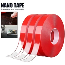 9.8/16.4ft Double-Side Tape Red Film Clear Acrylic Tape High Temperature Resistant Waterproof Tape 1mm Thick Car Nano Tape
9.8/16.4ft Double-Side Tape Red Film Clear Acrylic Tape High Temperature Resistant Waterproof Tape 1mm Thick Car Nano Tape