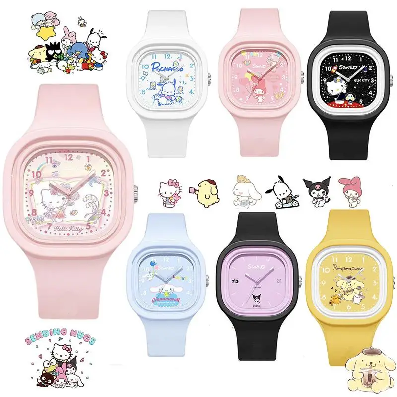 New Hello Kitty Wrist Watch Kawaii Sanrio Kuromi Cinnamoroll My Melody Pointer Watches Pochacco Pom Pom Purin Watch Kids Gift
New Hello Kitty Wrist Watch Kawaii Sanrio Kuromi Cinnamoroll My Melody Pointer Watches Pochacco Pom Pom Purin Watch Kids Gift