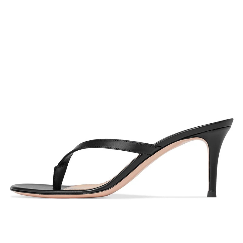 2023 New Women's Mules Summer Sandals Stilettos High Heels 7-8cm Flip Flops Round Toe Thong Shoe Plus Size Slippers Black Slides
2023 New Women's Mules Summer Sandals Stilettos High Heels 7-8cm Flip Flops Round Toe Thong Shoe Plus Size Slippers Black Slides