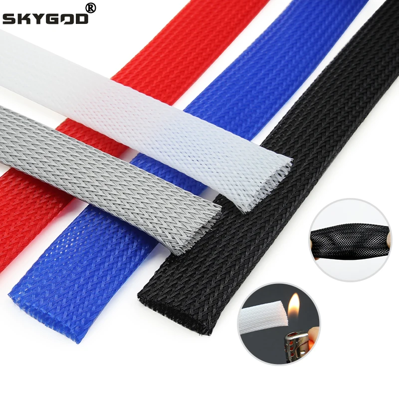 1 meter 2~ 25 mm Cable Sleeve PET Braided Expandable Wire Wrap Insulated Nylon High Density Tight Sheath Protector Harness
1 meter 2~ 25 mm Cable Sleeve PET Braided Expandable Wire Wrap Insulated Nylon High Density Tight Sheath Protector Harness