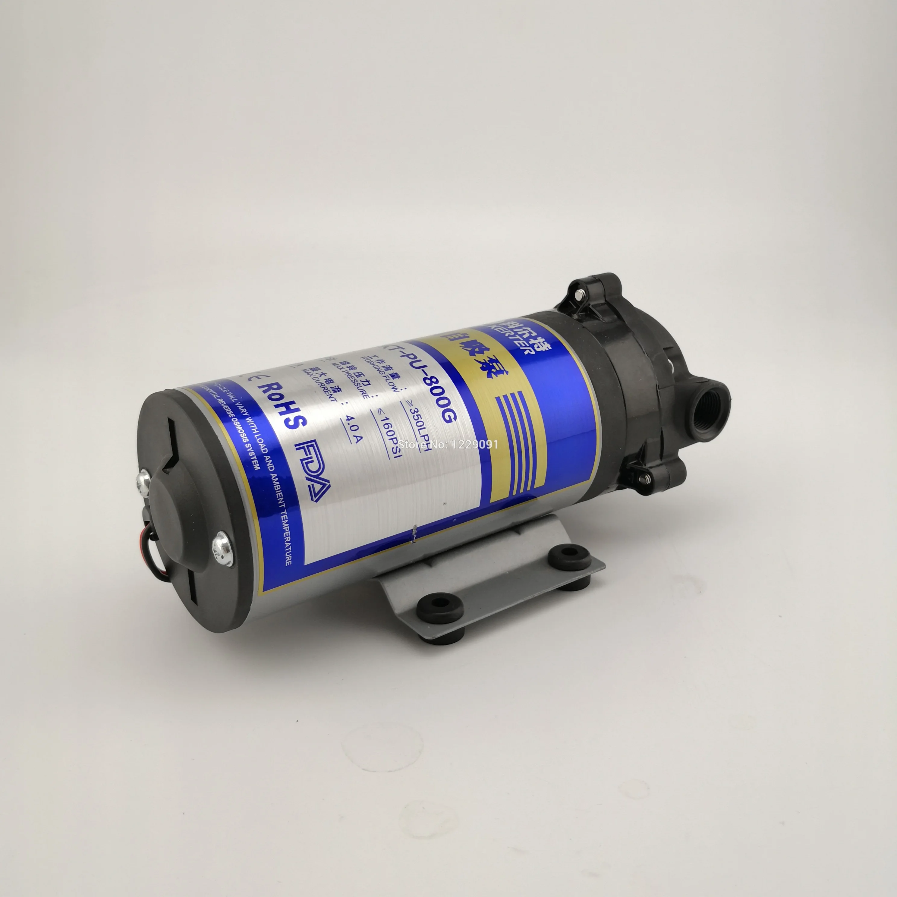 

DC 36v 800gpd water purifier RO Booster water Pump self priming pump Reverse Osmosis System Pressure Increase G3/8 port