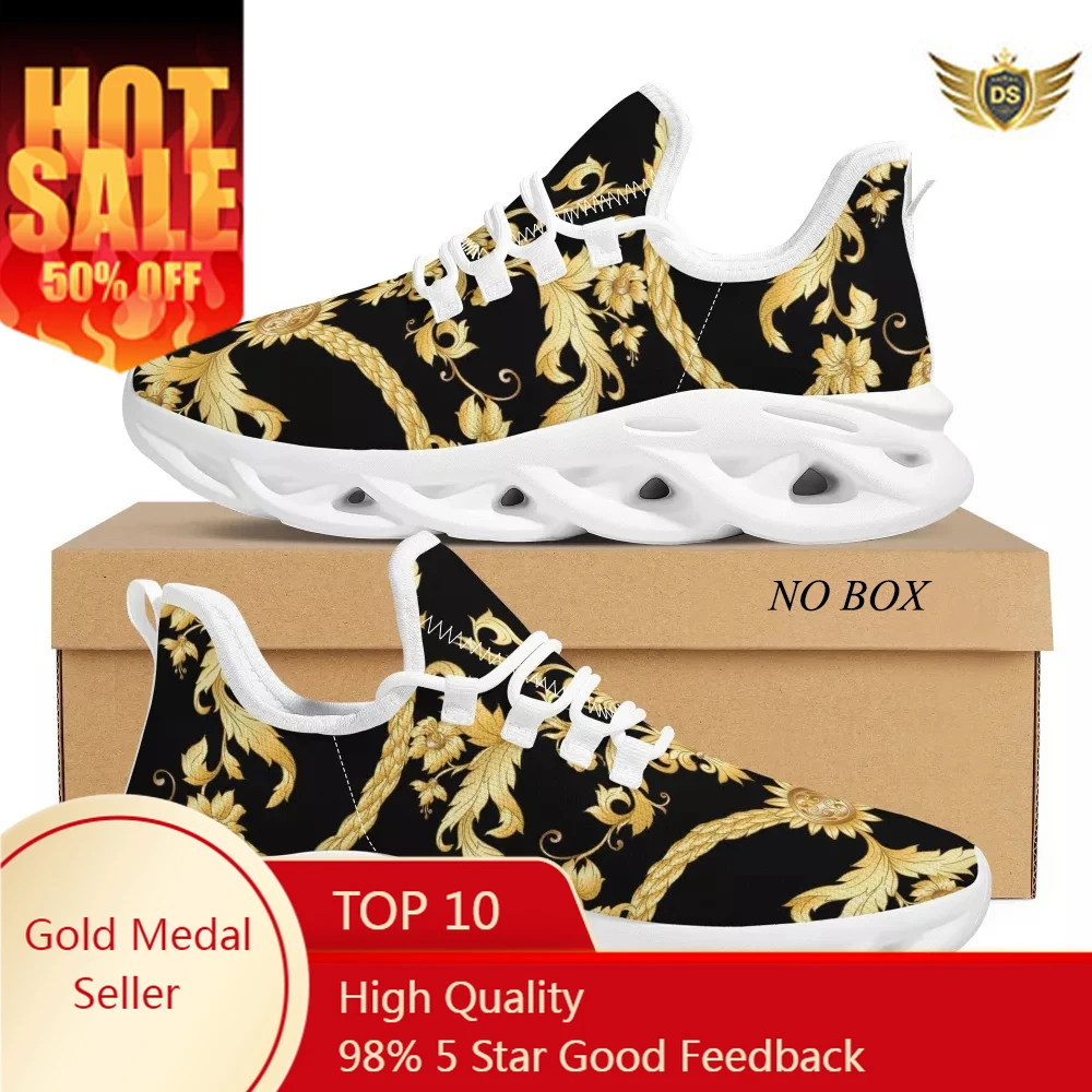 Fashion Ladies Mesh Knit Sneakers European Golden Floral Comfort Women's Walking Couple Shoes Zapatos Mujer
Fashion Ladies Mesh Knit Sneakers European Golden Floral Comfort Women's Walking Couple Shoes Zapatos Mujer