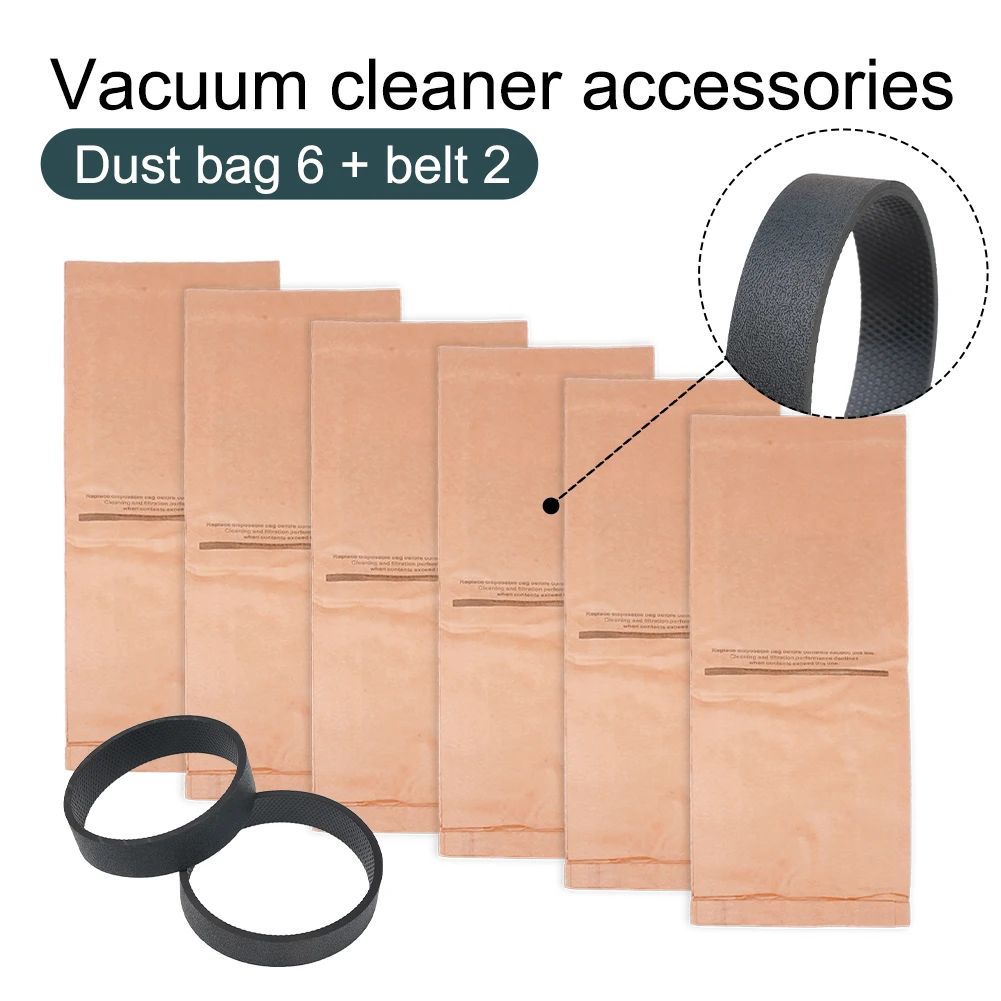 Maintain a Healthy Home with 6PCS Dust Bags + 2PCS Belts, Perfect Fit for Kirby G3 G4 G5 G6 G7, Efficient Micro Particle Removal
Maintain a Healthy Home with 6PCS Dust Bags + 2PCS Belts, Perfect Fit for Kirby G3 G4 G5 G6 G7, Efficient Micro Particle Removal