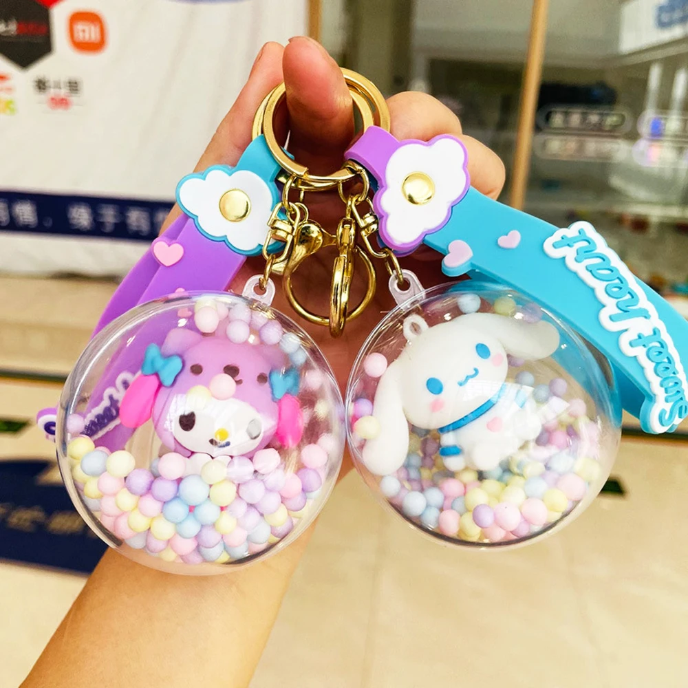 New Sanrio Keychain Cartoon Anime Cinnamoroll Kuromi Acrylic Bubble Ball Keyring Backpack Pendant Dolls Jewelry Gifts For Girls
New Sanrio Keychain Cartoon Anime Cinnamoroll Kuromi Acrylic Bubble Ball Keyring Backpack Pendant Dolls Jewelry Gifts For Girls